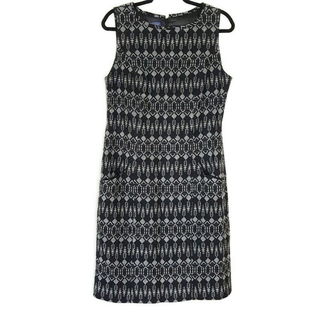 Pendleton Aztec Wool Sleeveless Dress Size 10